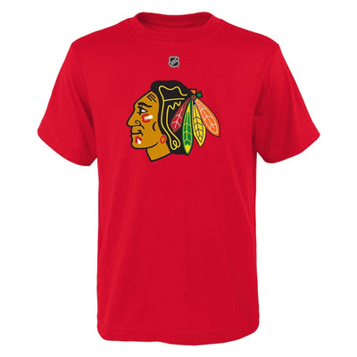 Outer Stuff N&N Primary Logo Youth Shortsleeve Shirt - Chicago Blackhawks Connor Bedard - TheHockeyShop.com