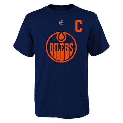 Outer Stuff N&N Primary Logo Youth Shortsleeve Shirt - Edmonton Oilers Connor McDavid - TheHockeyShop.com