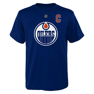 Outer Stuff N&N Primary Logo Youth Shortsleeve Shirt - Edmonton Oilers Connor McDavid - TheHockeyShop.com