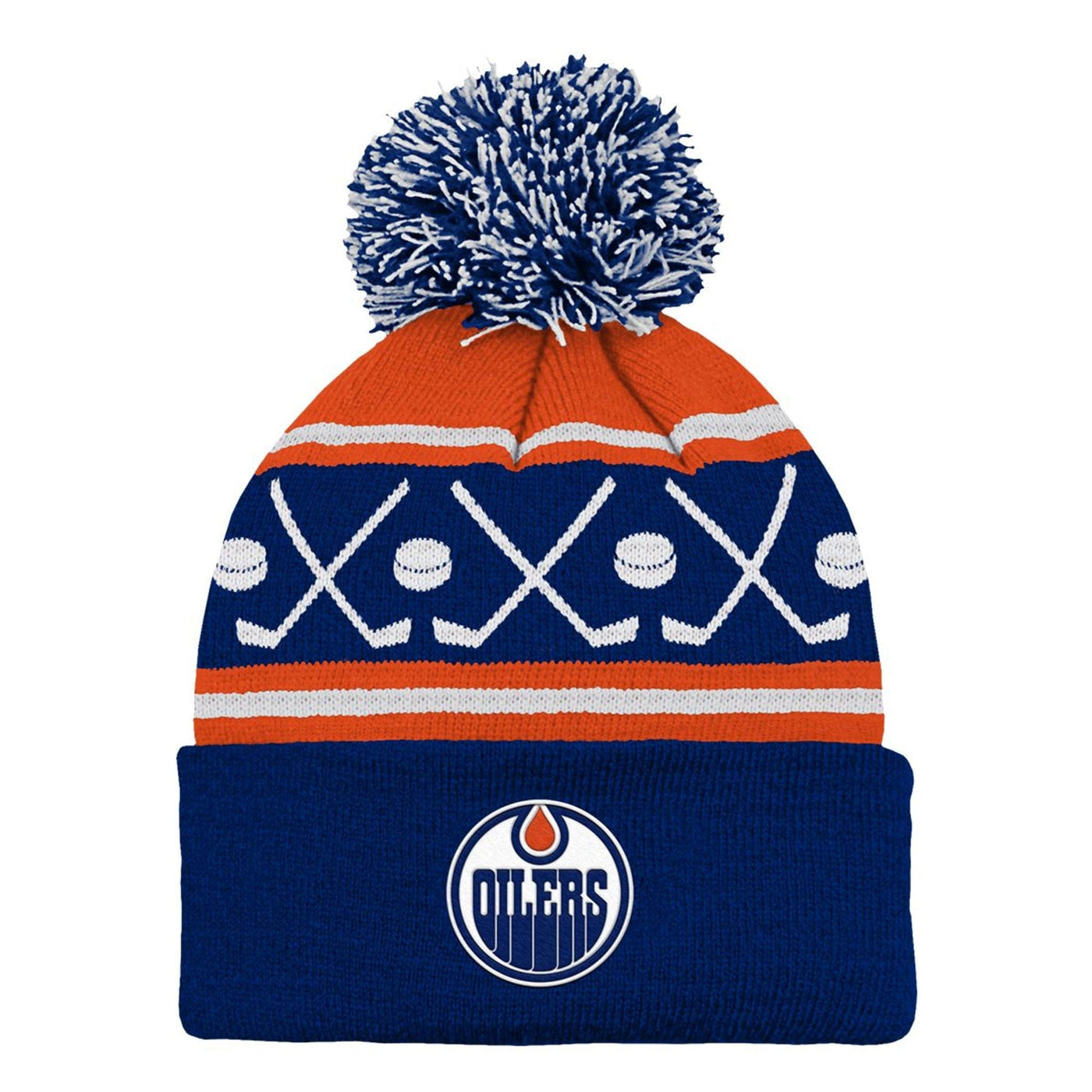 Outer Stuff NHL Face Off Toddler Toque - Edmonton Oilers - TheHockeyShop.com
