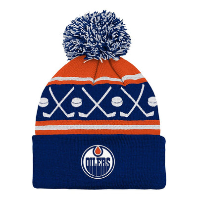 Outer Stuff NHL Face Off Toddler Toque - Edmonton Oilers - TheHockeyShop.com