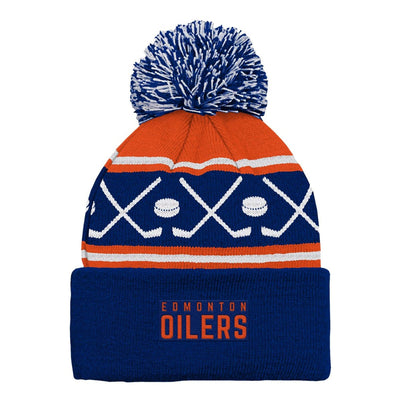 Outer Stuff NHL Face Off Toddler Toque - Edmonton Oilers - TheHockeyShop.com