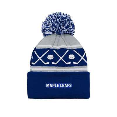 Outer Stuff NHL Face Off Toddler Toque - Toronto Maple Leafs - TheHockeyShop.com