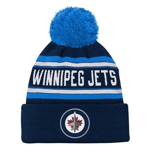 Outer Stuff NHL Jacquard Wordark Youth Toque - Winnipeg Jets - TheHockeyShop.com