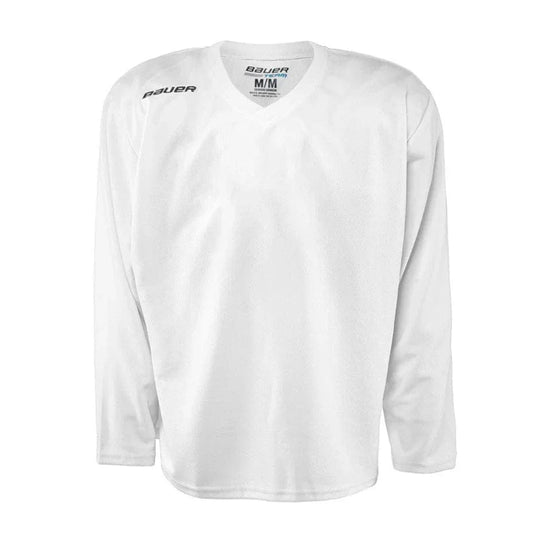 Bauer Core Senior Practice Jersey - White White / M - The Hockey Shop