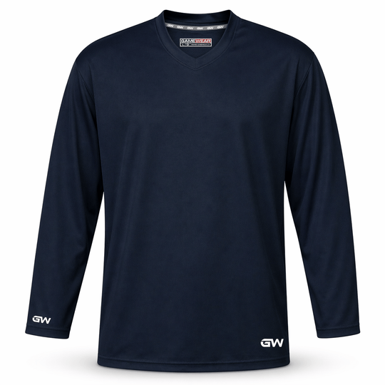 GameWear GW5500 ProLite Series Senior Hockey Practice Jersey - Black S / Black - The Hockey Shop