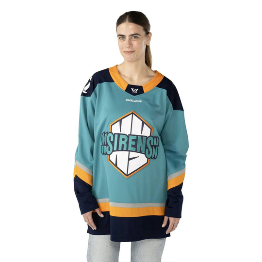 Bauer PWHL Senior Jersey New York M / Teal - The Hockey Shop