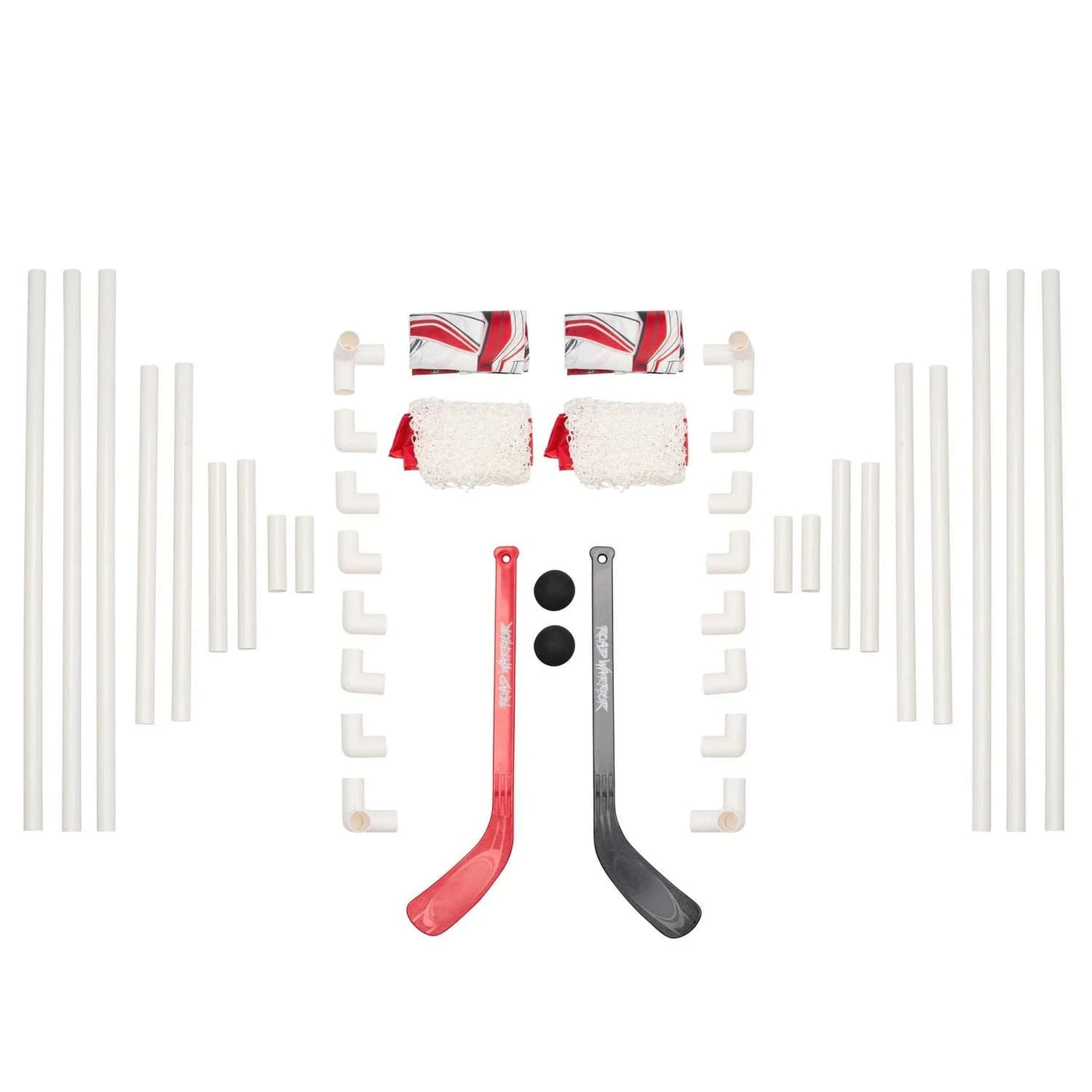 Road Warrior Top Shelf Mini Net Set With Shooter Tutors - TheHockeyShop.com
