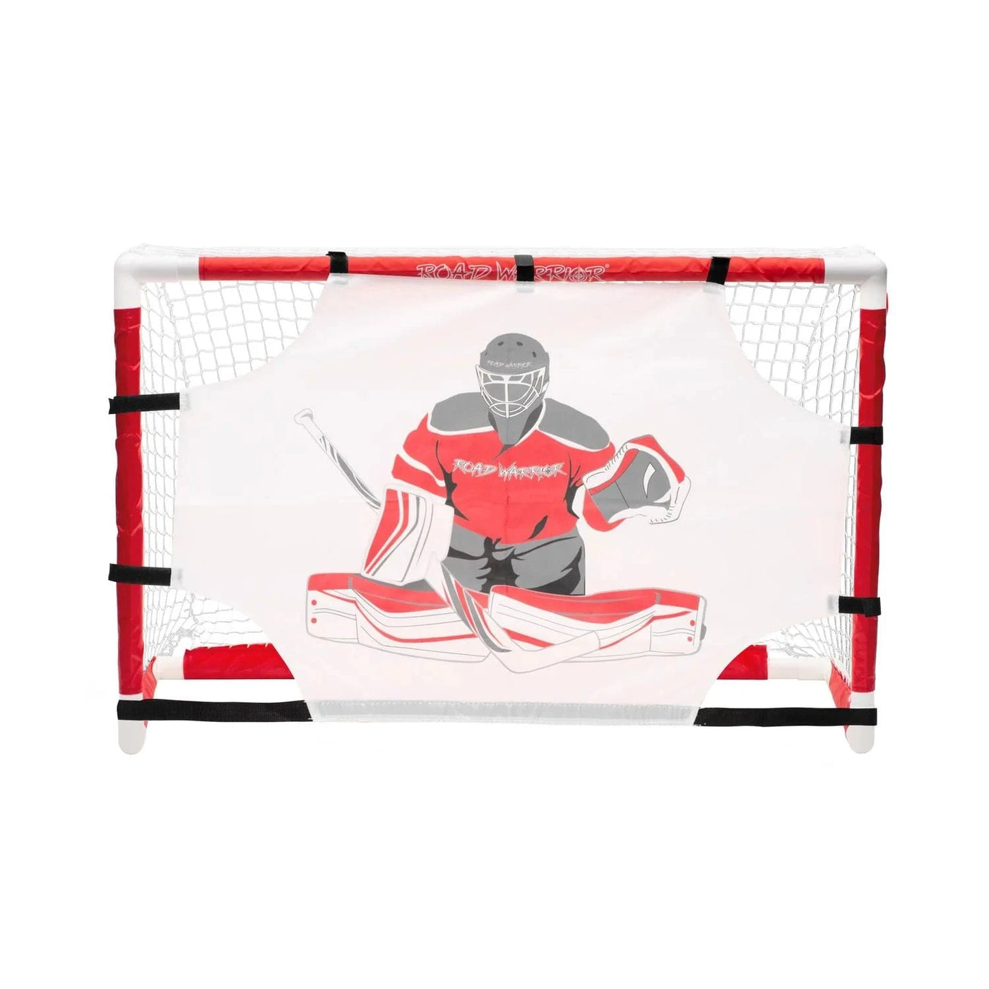 Road Warrior Top Shelf Mini Net Set With Shooter Tutors - TheHockeyShop.com