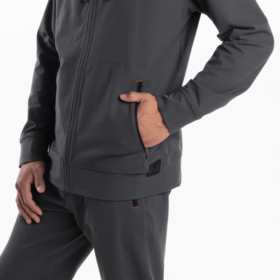 Saxx Trailzer Full Zip Hoody - Graphite - The Hockey Shop Source For Sports