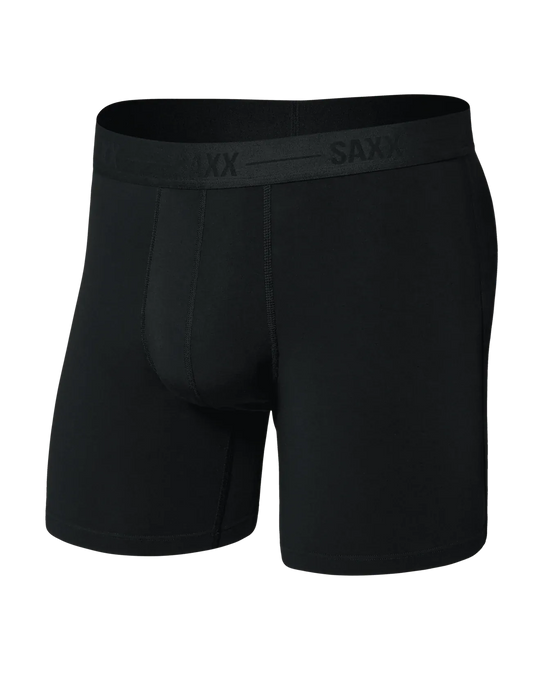 Saxx Smooth Luxe Micro Modal Boxers - Black - The Hockey Shop