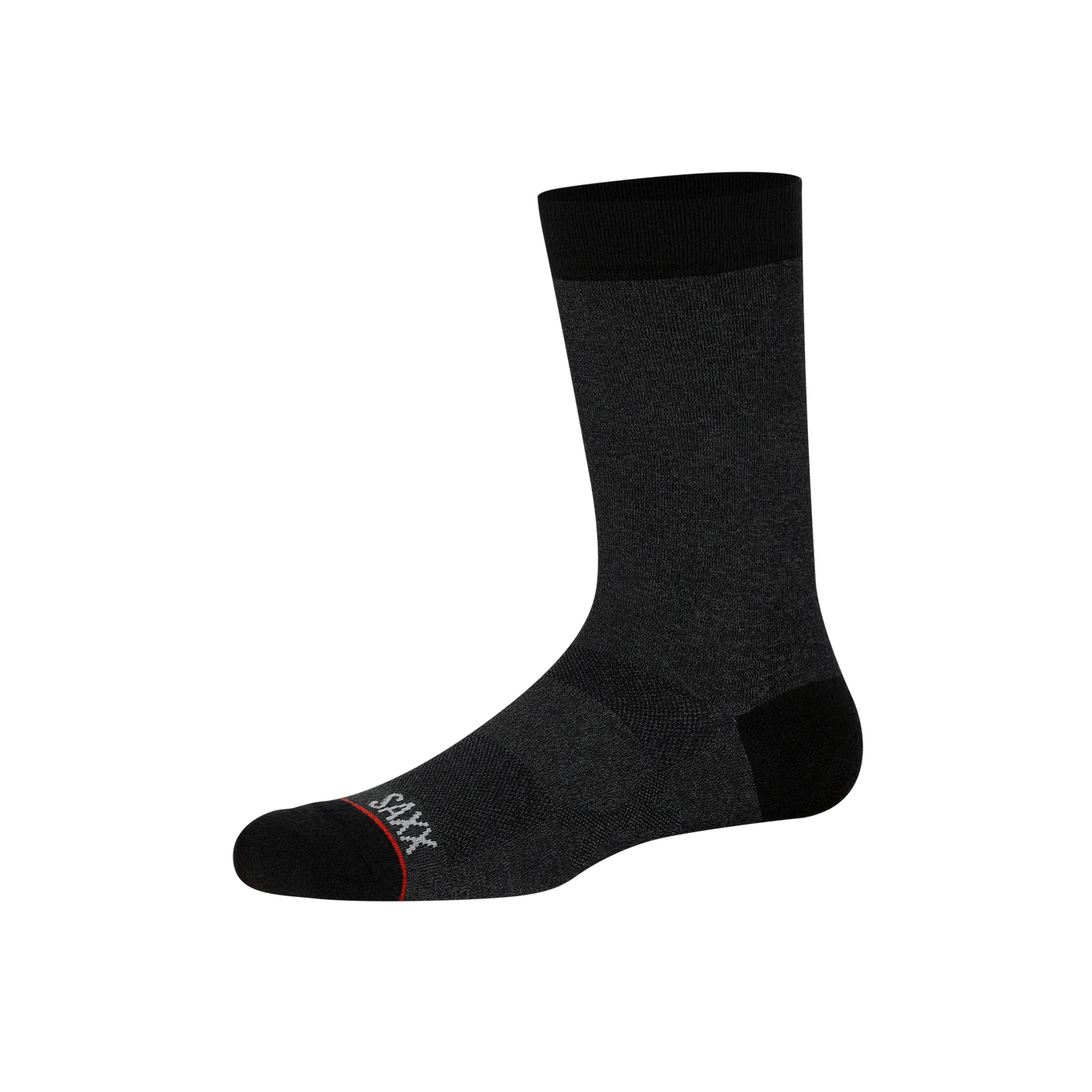 Saxx Whole Package Crew Socks - Black Heather - The Hockey Shop Source For Sports