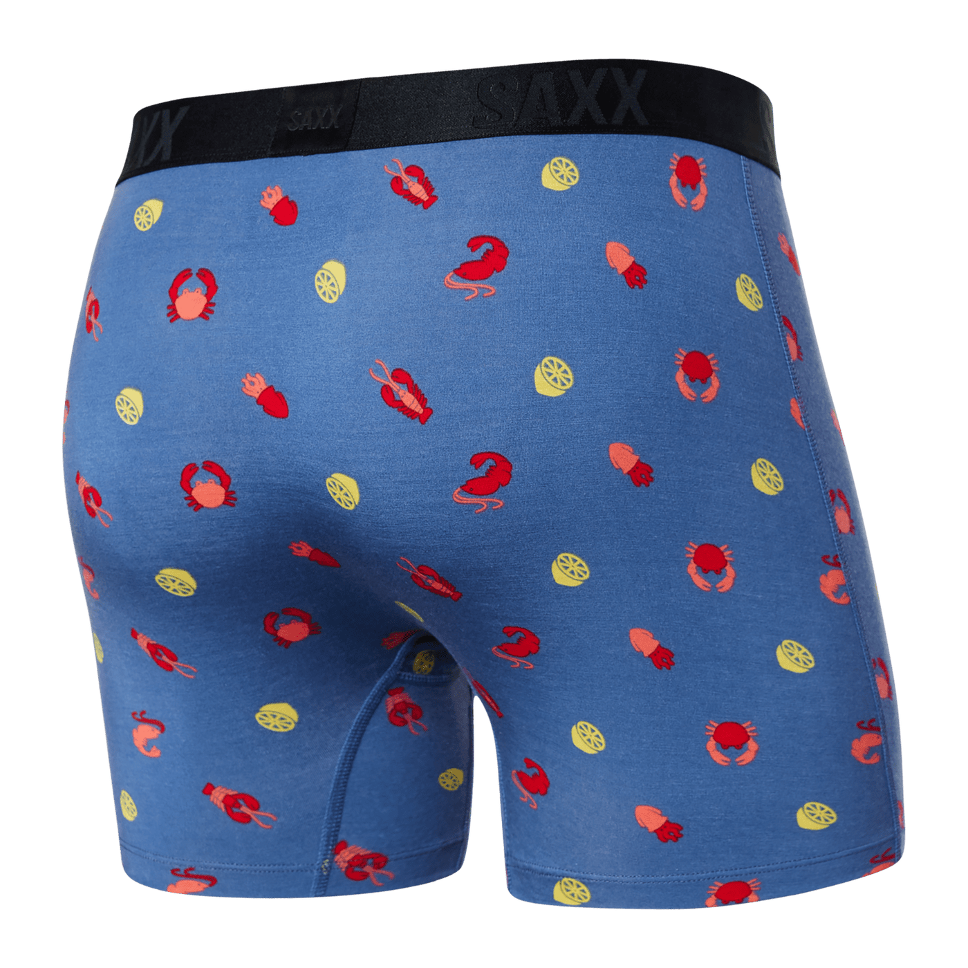 Saxx 22nd Century Silk Boxers - See Food - Navy - TheHockeyShop.com