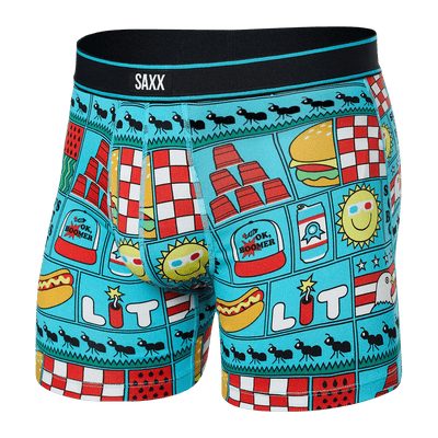 Saxx Daytripper Boxers - July Block Party - Blue - TheHockeyShop.com