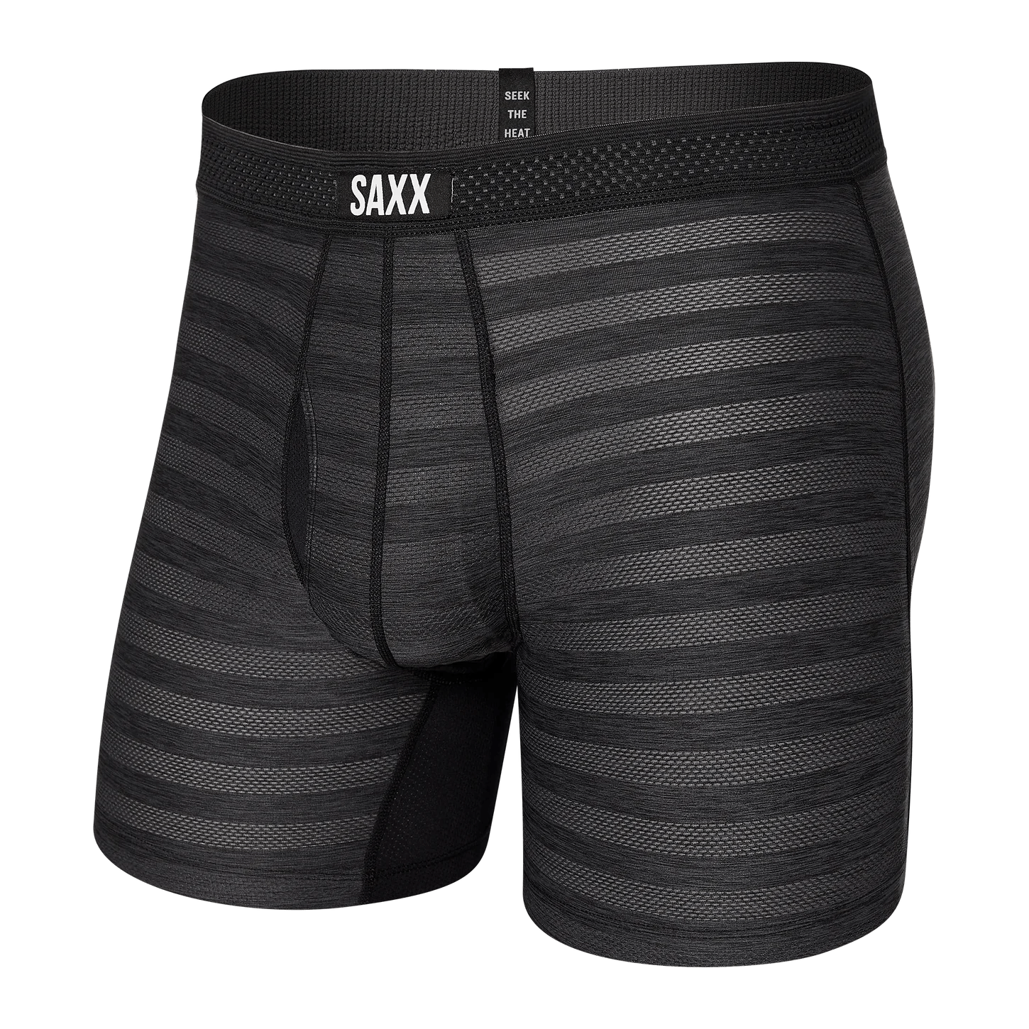 Saxx DropTemp Cool Mesh Boxers - Black