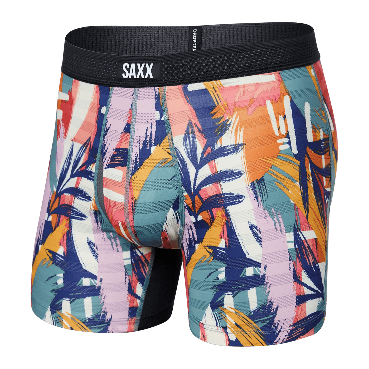 Saxx DropTemp Cool Mesh Boxers - Surf Safari Multi