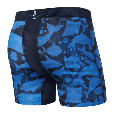 Saxx DropTemp Cool Mesh Boxers - Voyager Navy - TheHockeyShop.com