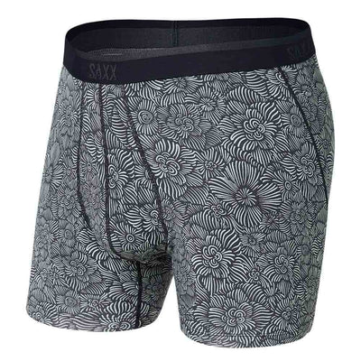 Saxx Platinum Boxers - India Ink Flora Sketch - TheHockeyShop.com