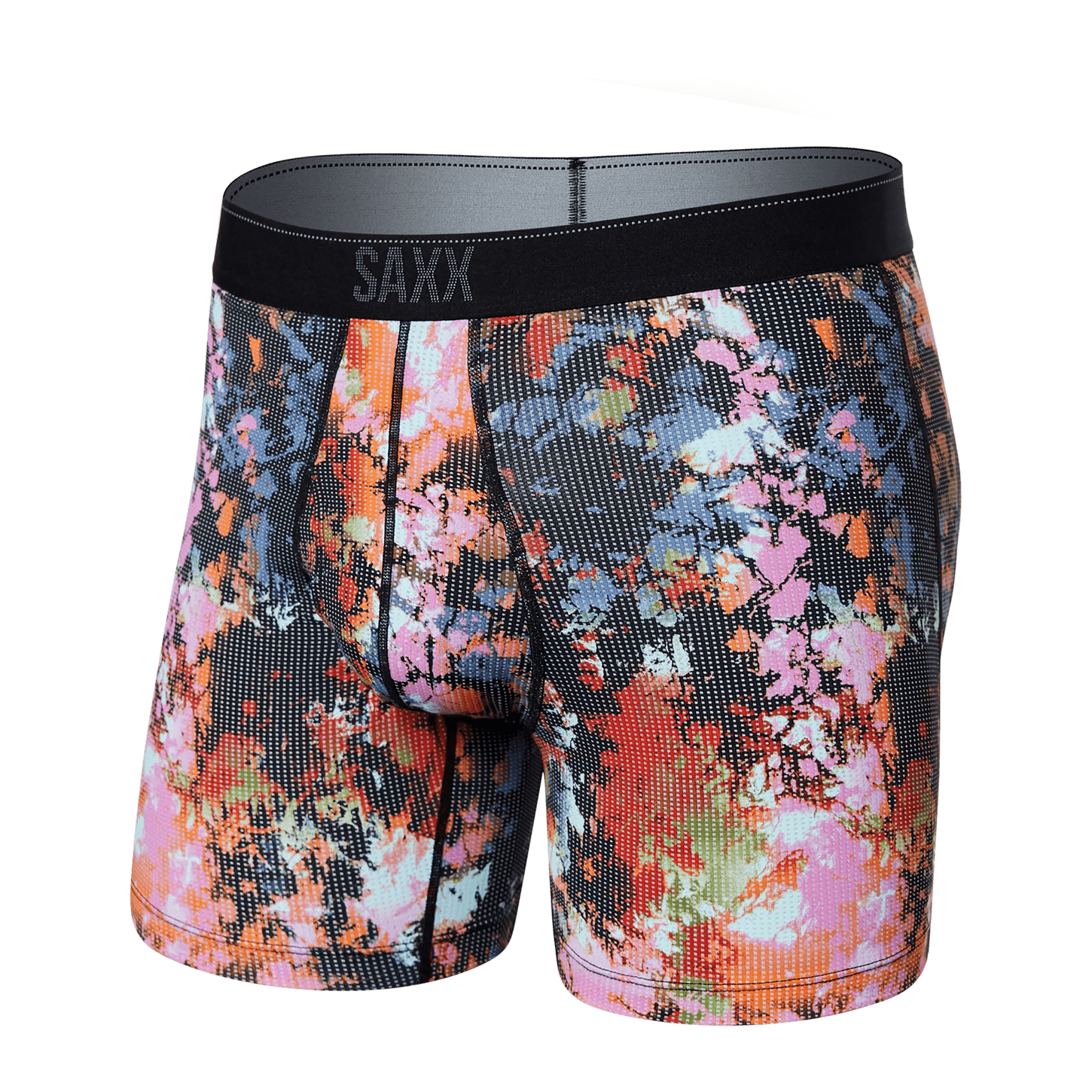 Saxx Quest Quick Dry Mesh Boxers - Prismatic Ice Dye - Multi