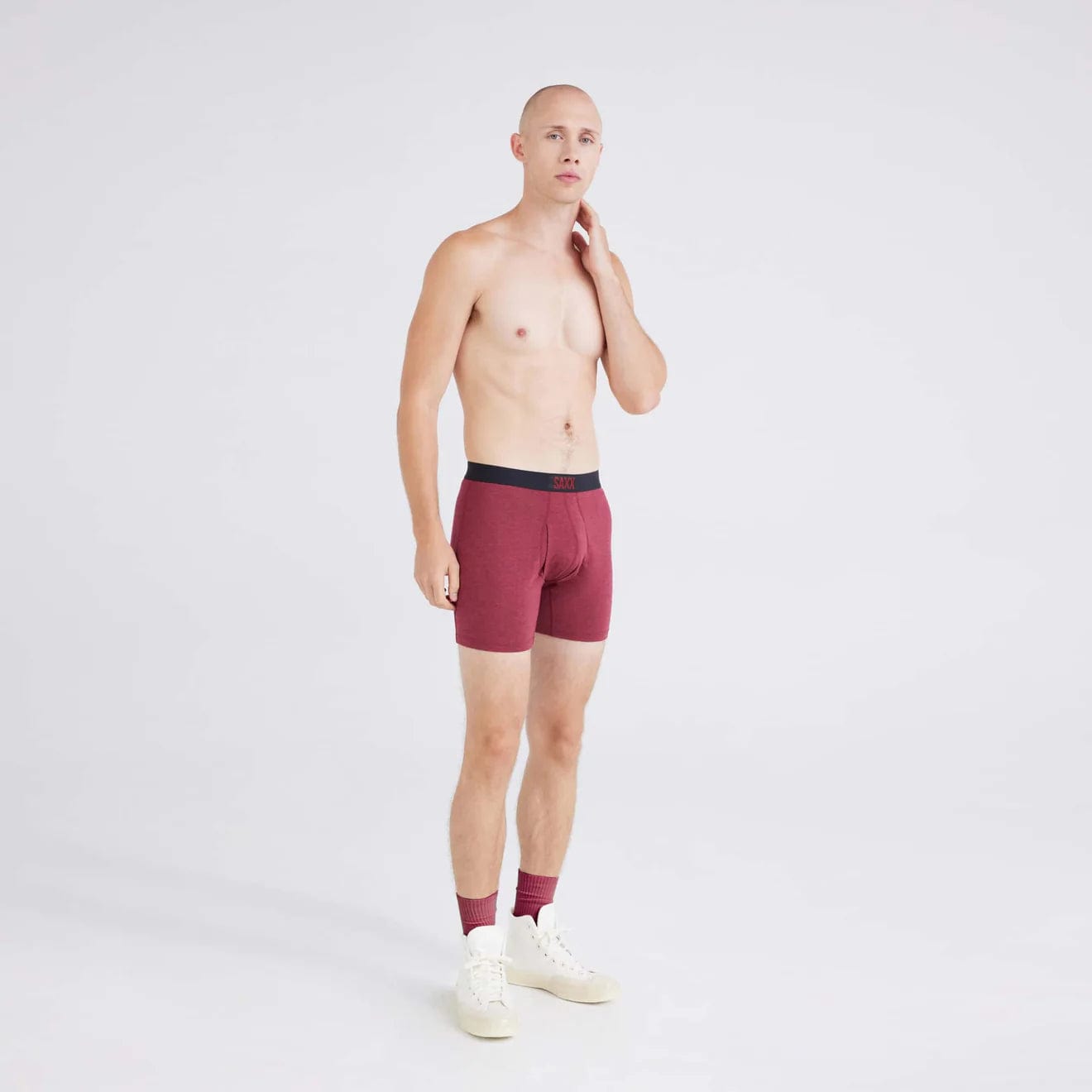 Saxx Ultra Boxers - Tibetan Red Heather - TheHockeyShop.com