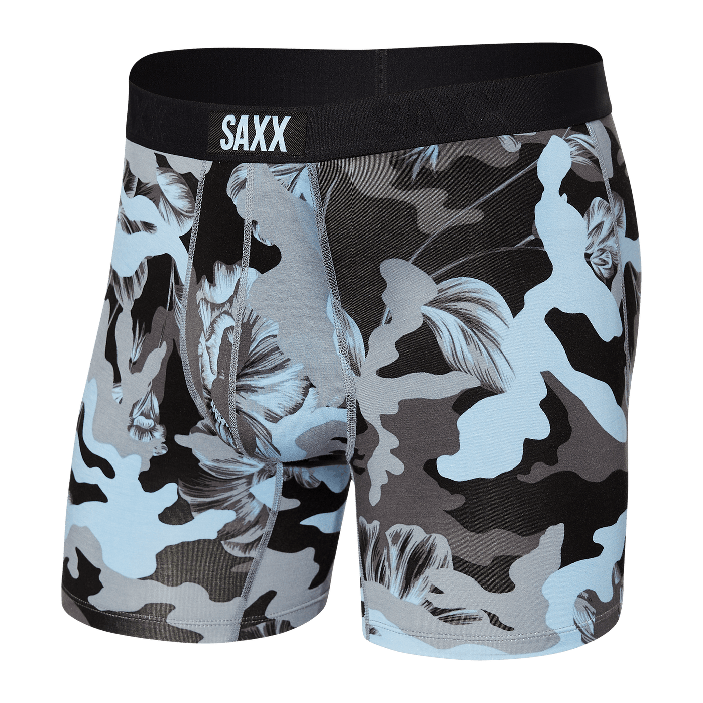 Saxx Vibe Boxers - Blue Camo Flora - The Hockey Shop Source For Sports