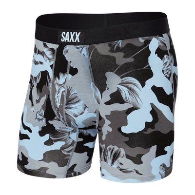 Saxx Vibe Boxers - Blue Camo Flora - The Hockey Shop Source For Sports