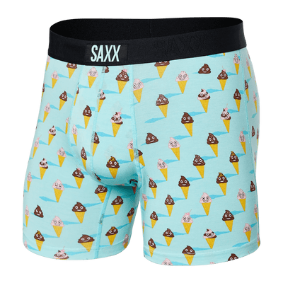 Saxx Vibe Boxers - Ice Cream Surprise - Aqua - TheHockeyShop.com