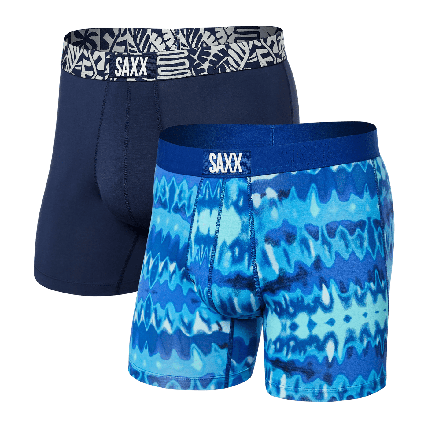 Saxx Vibe Boxers - Optik Tie Dye / Navy Tile (2 Pack) - TheHockeyShop.com