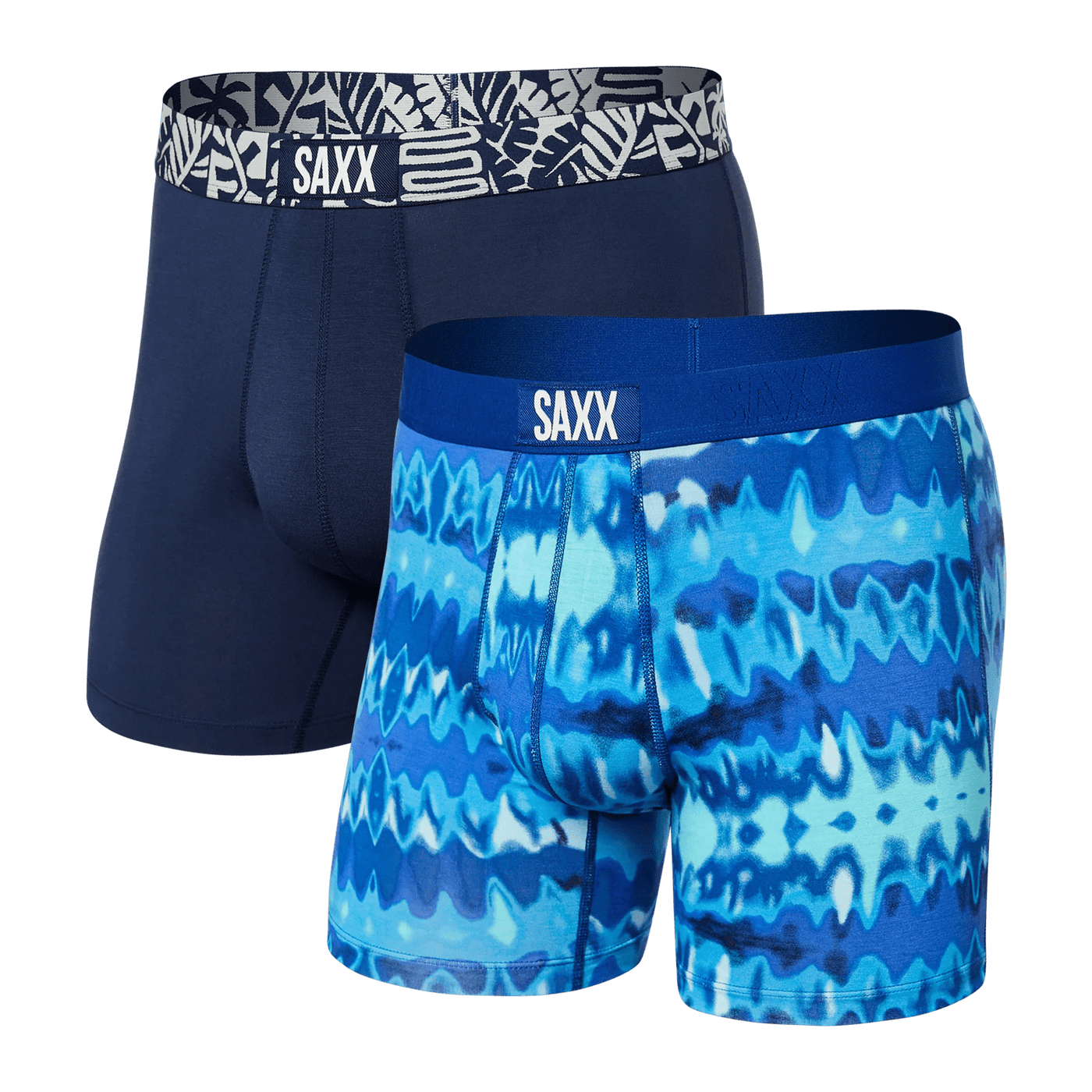 Saxx Vibe Boxers - Optik Tie Dye / Navy Tile (2 Pack) - TheHockeyShop.com