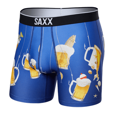 Saxx Volt Boxers - Fresh Catch - Navy - TheHockeyShop.com