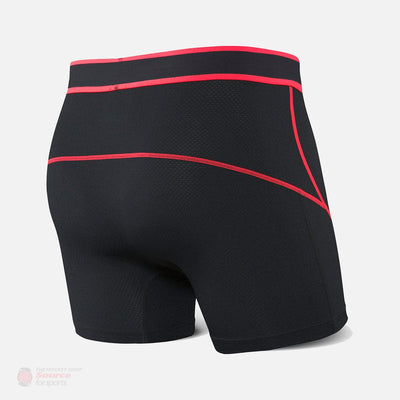 Saxx Kinetic Boxers - Black / Neon Red