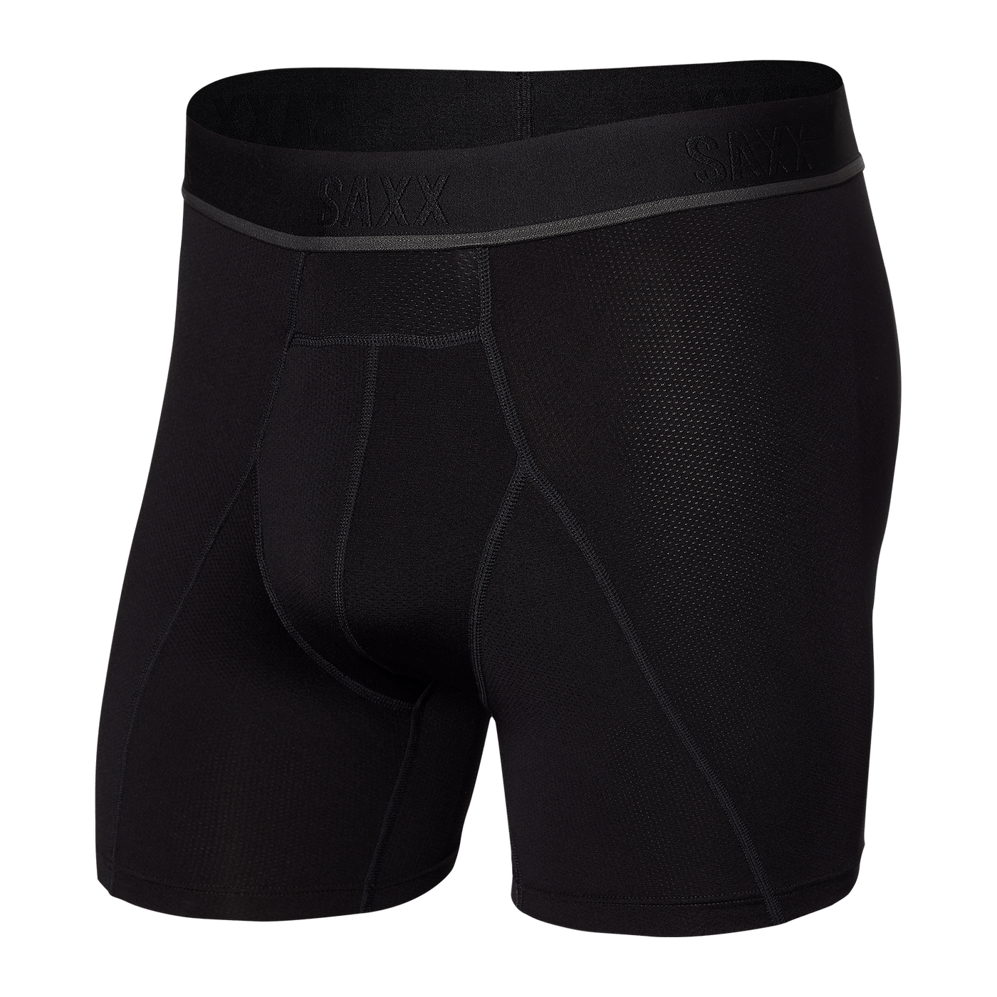 Saxx Kinetic Light Comp Mesh Boxers - Blackout - The Hockey Shop Source For Sports