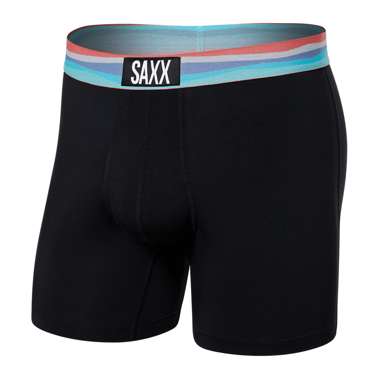 Saxx Ultra Boxers - Cutback Stripe - Black - TheHockeyShop.com