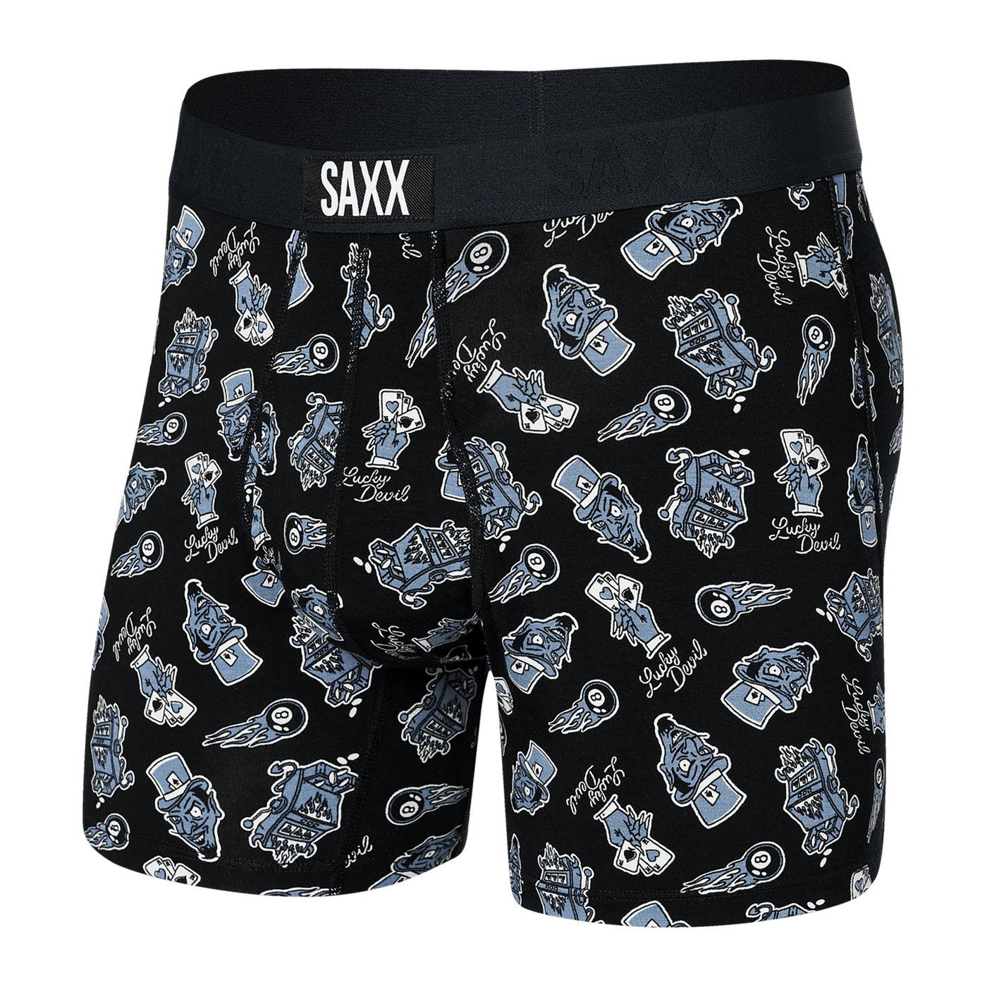 Saxx Ultra Boxers - Lucky Devil-Black - The Hockey Shop Source For Sports