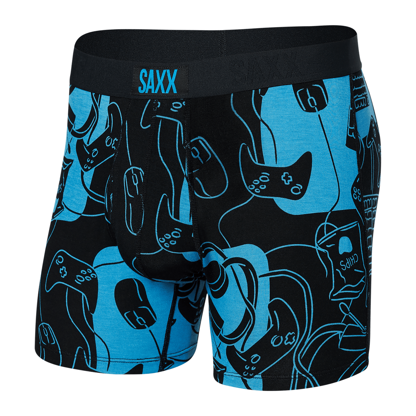 Saxx Ultra Boxers - What To Play-Black - The Hockey Shop Source For Sports