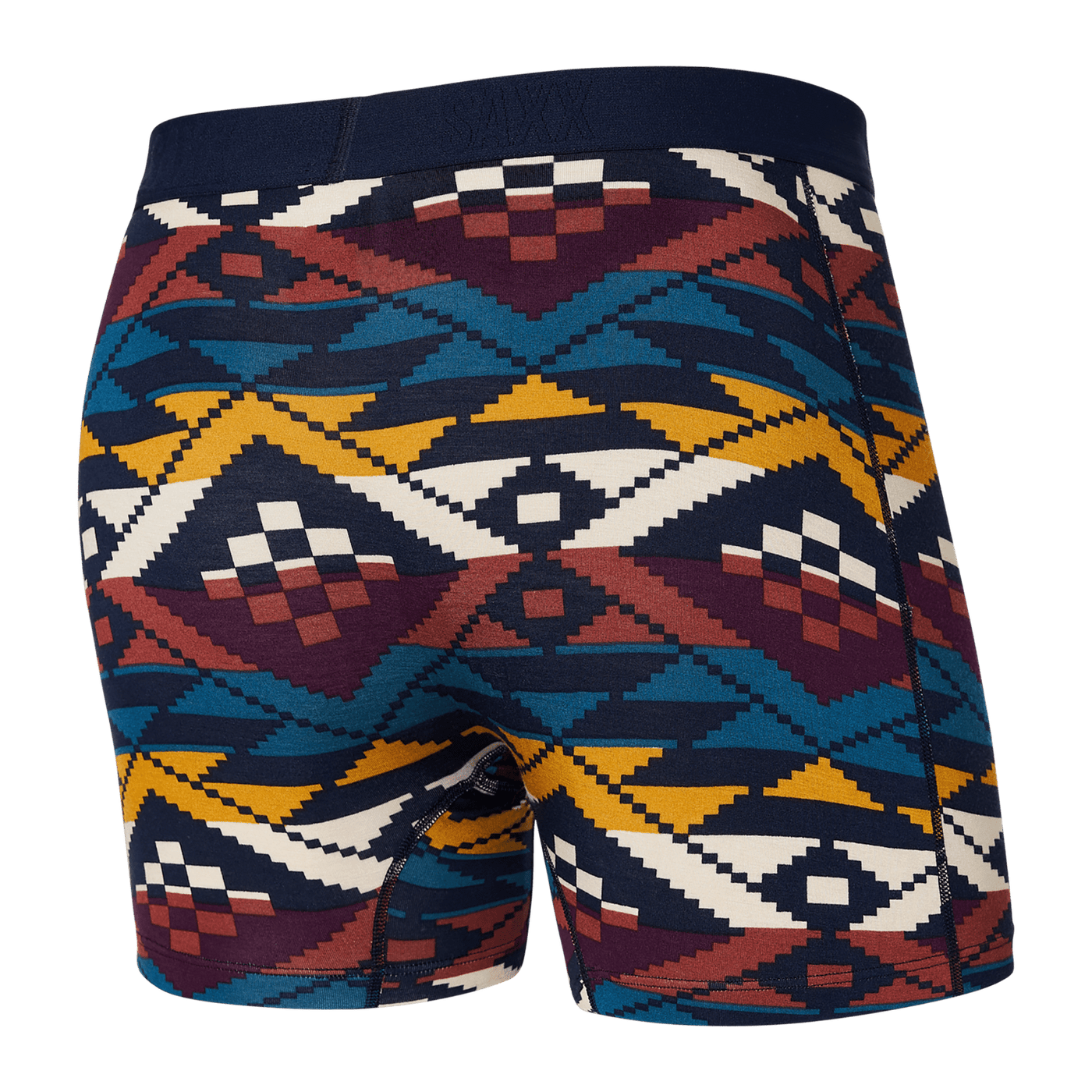 Saxx Vibe Boxers - Asher Geo-Ocean Multi - The Hockey Shop Source For Sports