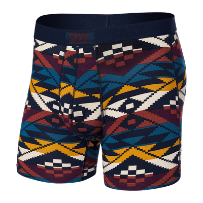 Saxx Vibe Boxers - Asher Geo-Ocean Multi - The Hockey Shop Source For Sports