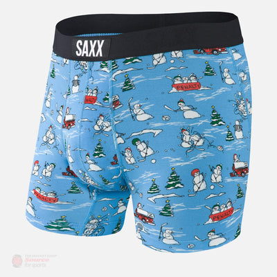 Saxx Vibe Boxers - Blue Pucking Awesome