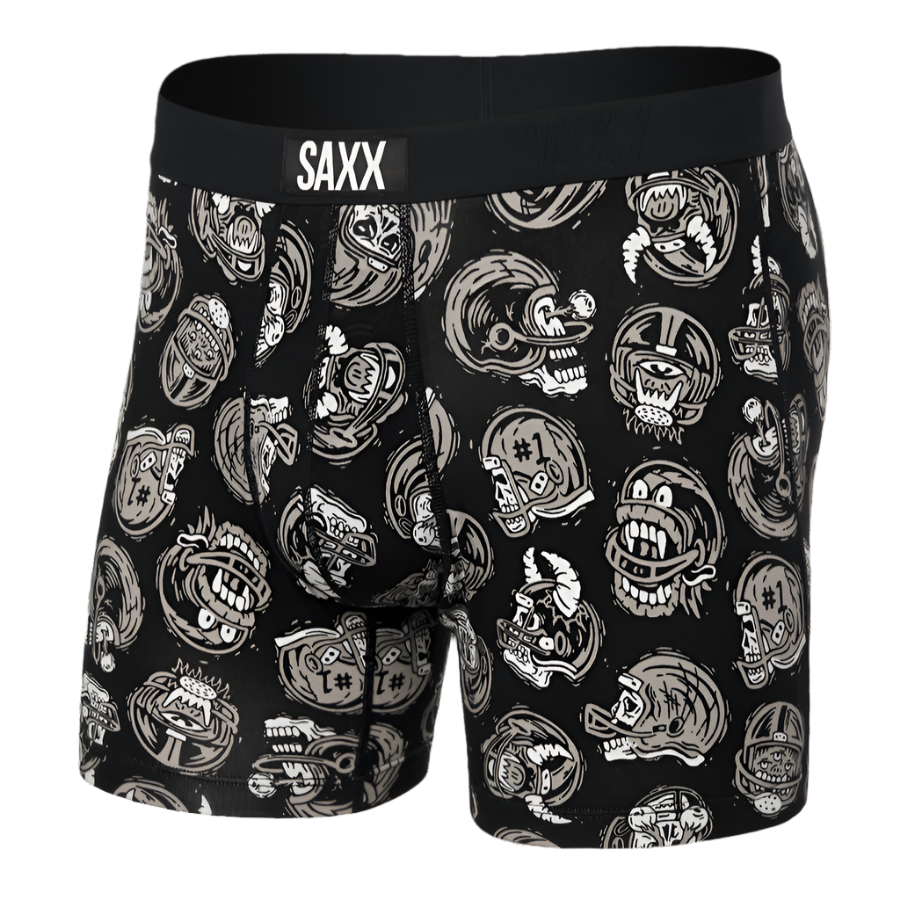 Saxx Vibe Boxers - Brain Bucket - Black - TheHockeyShop.com