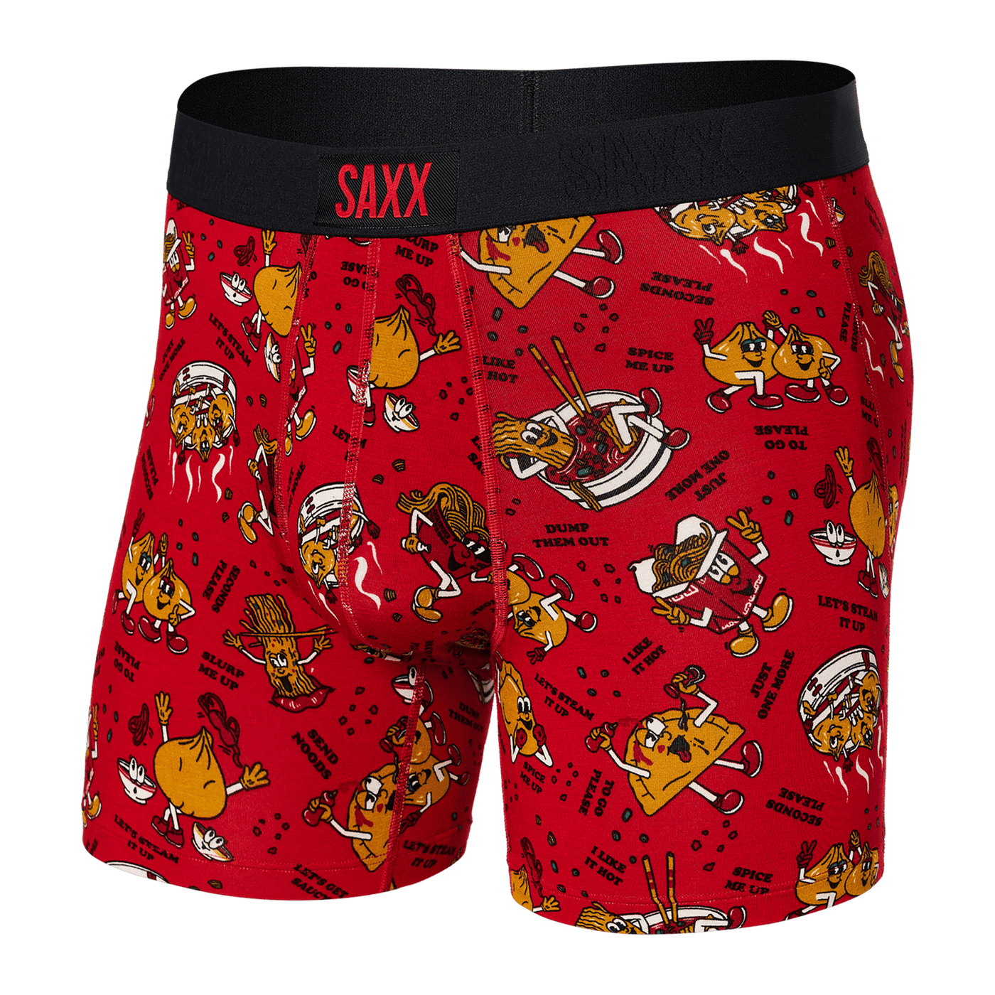 Saxx Vibe Boxers - Dumps and Noods-Red - The Hockey Shop Source For Sports