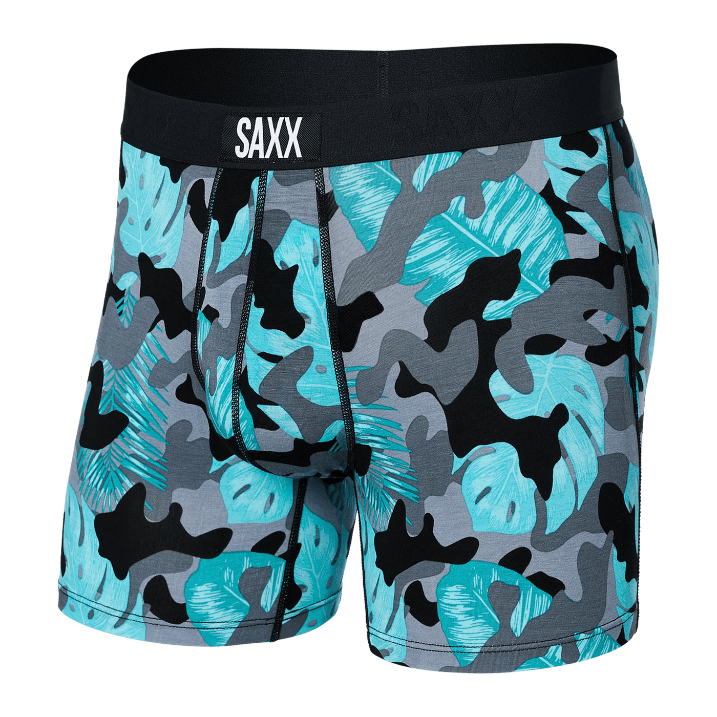 Saxx Vibe Boxers - Island Camo-Black - The Hockey Shop Source For Sports