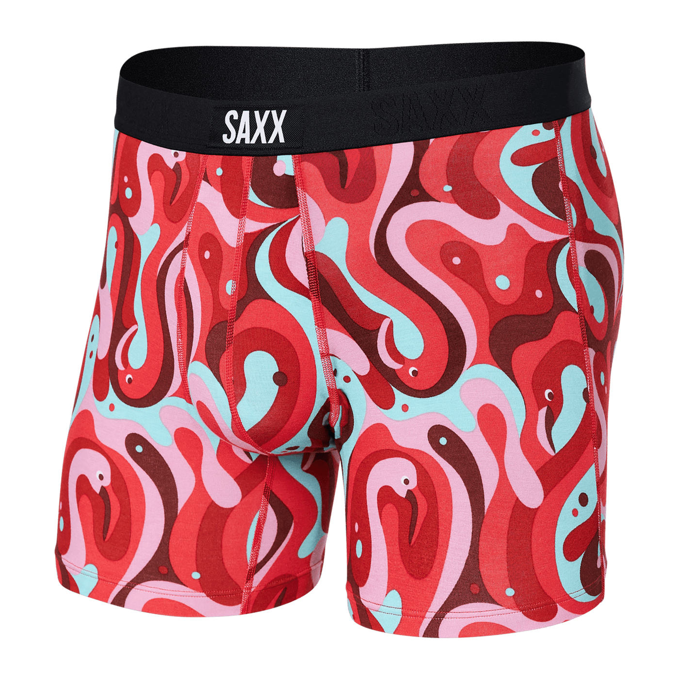 Saxx Vibe Boxers - Lava Lamp Flamingo-Multi - The Hockey Shop Source For Sports