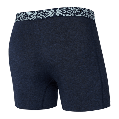 Saxx Vibe Boxers - Navy Heather/Holiday WB - The Hockey Shop Source For Sports