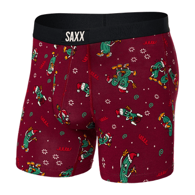 Saxx Vibe Boxers - Pickled-Merlot - The Hockey Shop Source For Sports