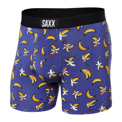 Saxx Vibe Boxers - Rainbow Bananas-Navy - The Hockey Shop Source For Sports