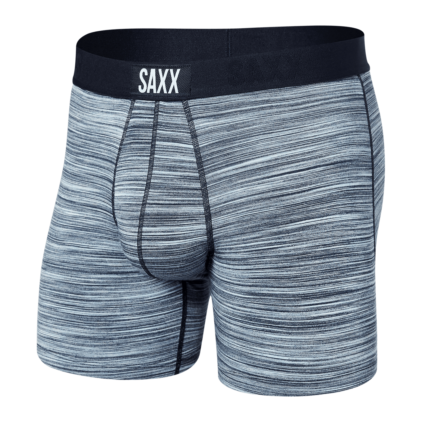 Saxx Vibe Boxers - Spacedye Heather-Blue - The Hockey Shop Source For Sports