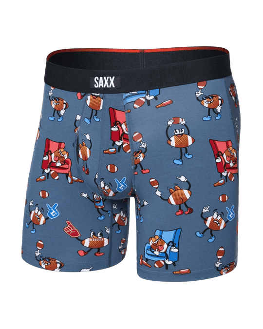 Saxx Vibe Xtra Soft Comfort Boxers - Game Day-Twilight S - The Hockey Shop