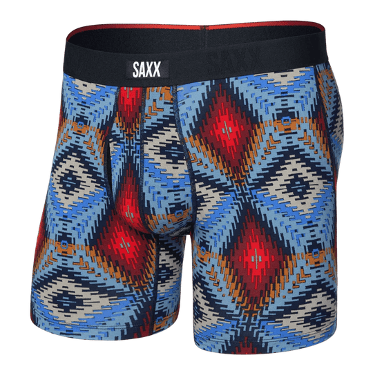 Saxx Vibe Xtra Soft Comfort Boxers - Mesa Mosaic-Multi M - The Hockey Shop
