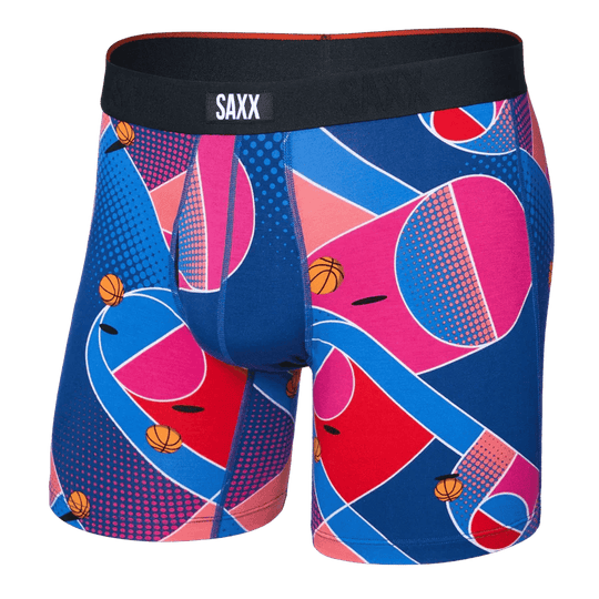 Saxx Vibe Xtra Soft Comfort Boxers - Sport Court-Multi L - The Hockey Shop