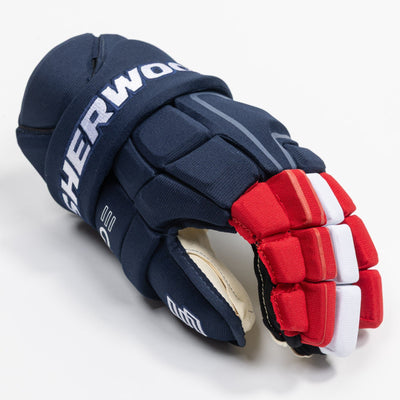 Sherwood Code Encrypt Pro 4-Nations Senior Hockey Gloves - TheHockeyShop.com